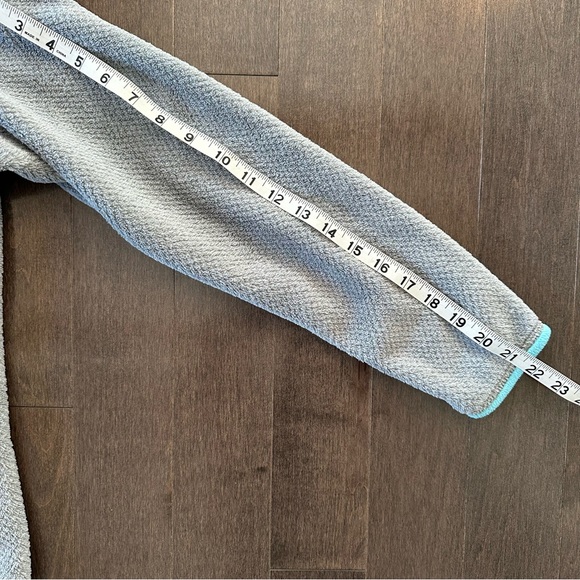 Patagonia Women's Re-Tool Snap-T Pullover Gray Teal Fleece Comfort XS - Picture 9 of 11